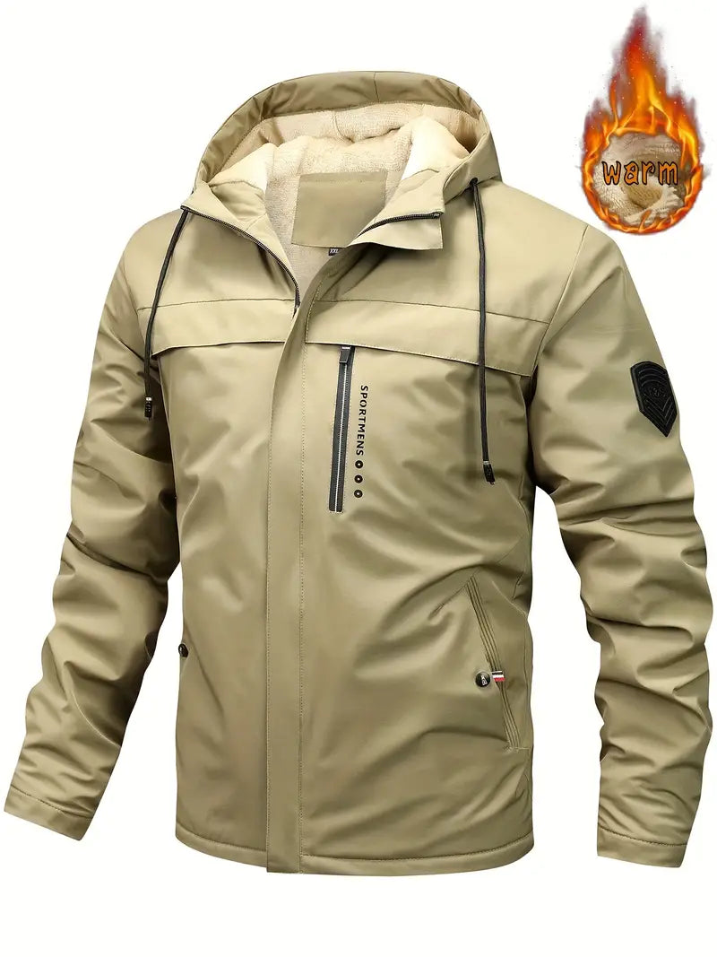 Luis - Herren Casual Winterjacke Mantel für Outdoor-Aktivitäten