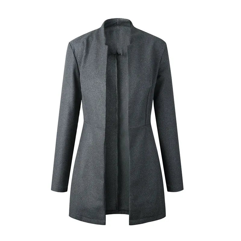 Strukturierter Blazer mit offener Front