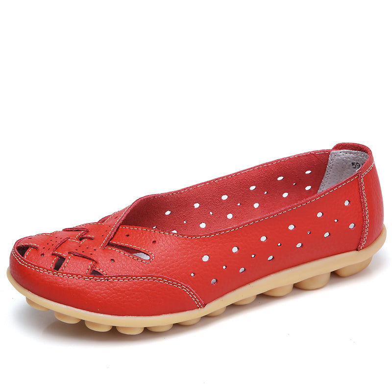 Damen Loafers mit Kreuzriemen, Atmungsaktive & Bequeme Slip-On Schuhe