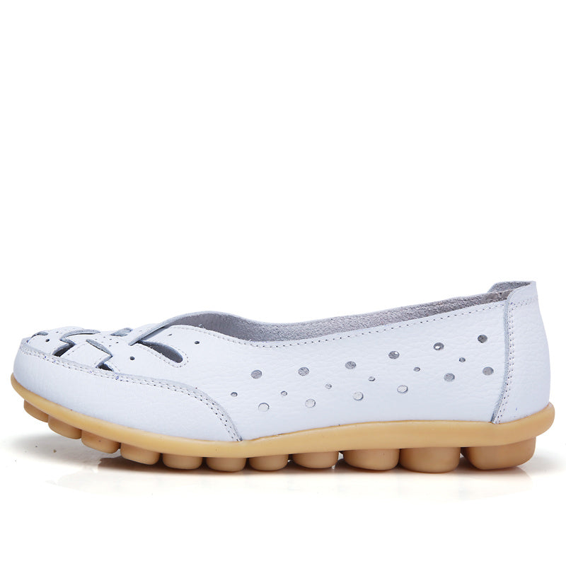 Damen Loafers mit Kreuzriemen, Atmungsaktive & Bequeme Slip-On Schuhe