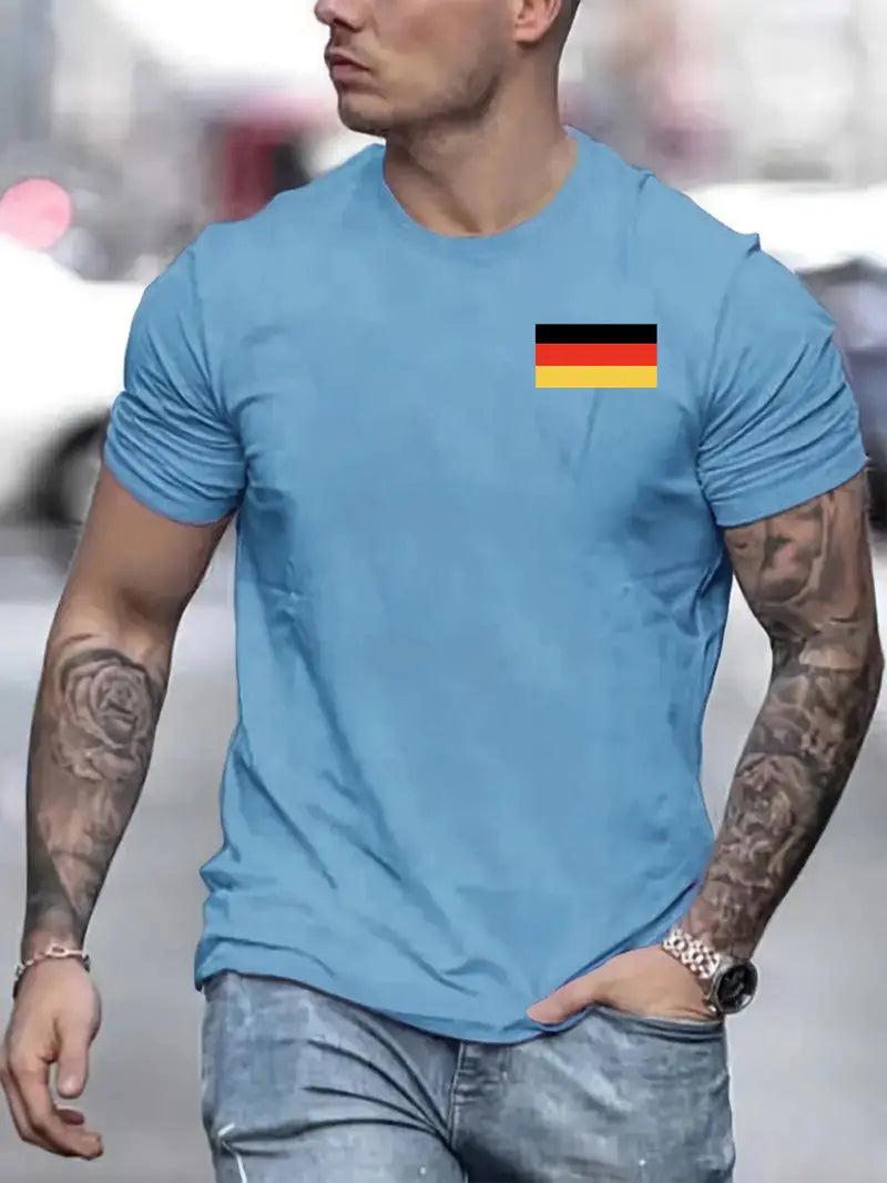 Bequemes und vielseitiges deutsches Grafik-T-Shirt