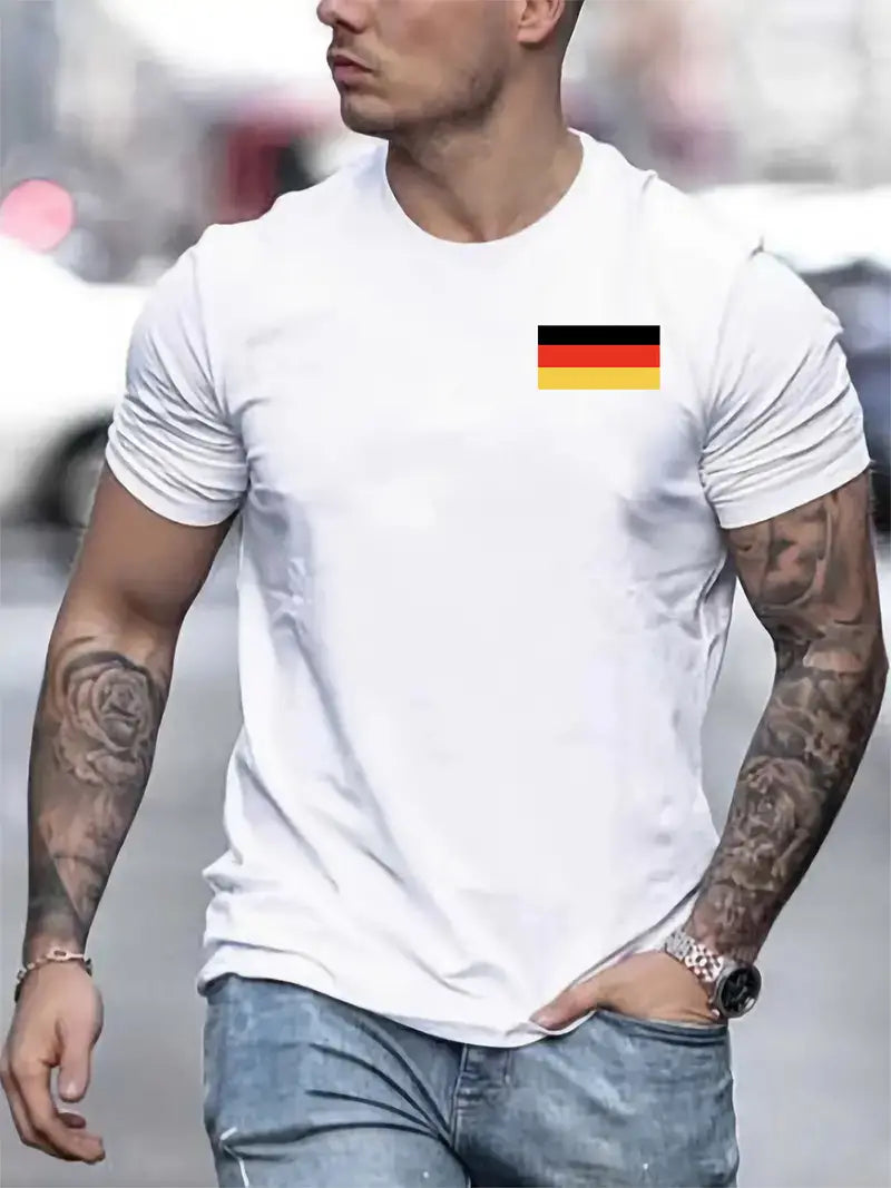 Bequemes und vielseitiges deutsches Grafik-T-Shirt