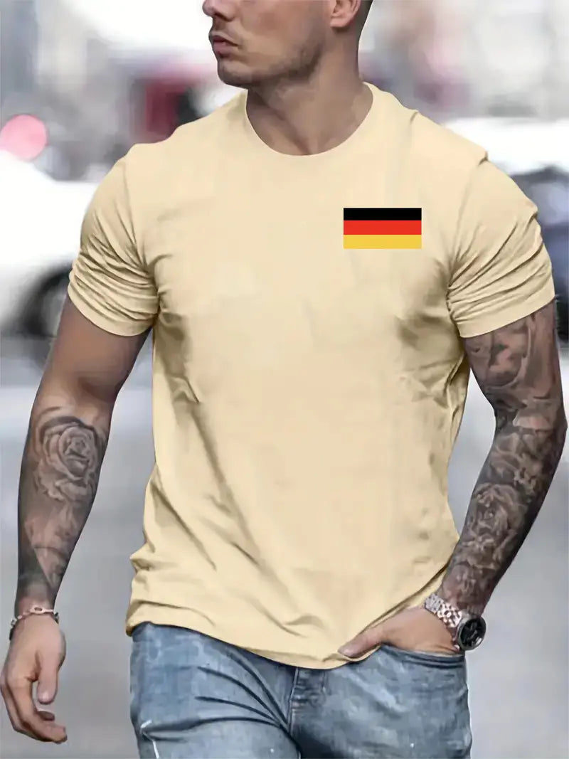 Bequemes und vielseitiges deutsches Grafik-T-Shirt