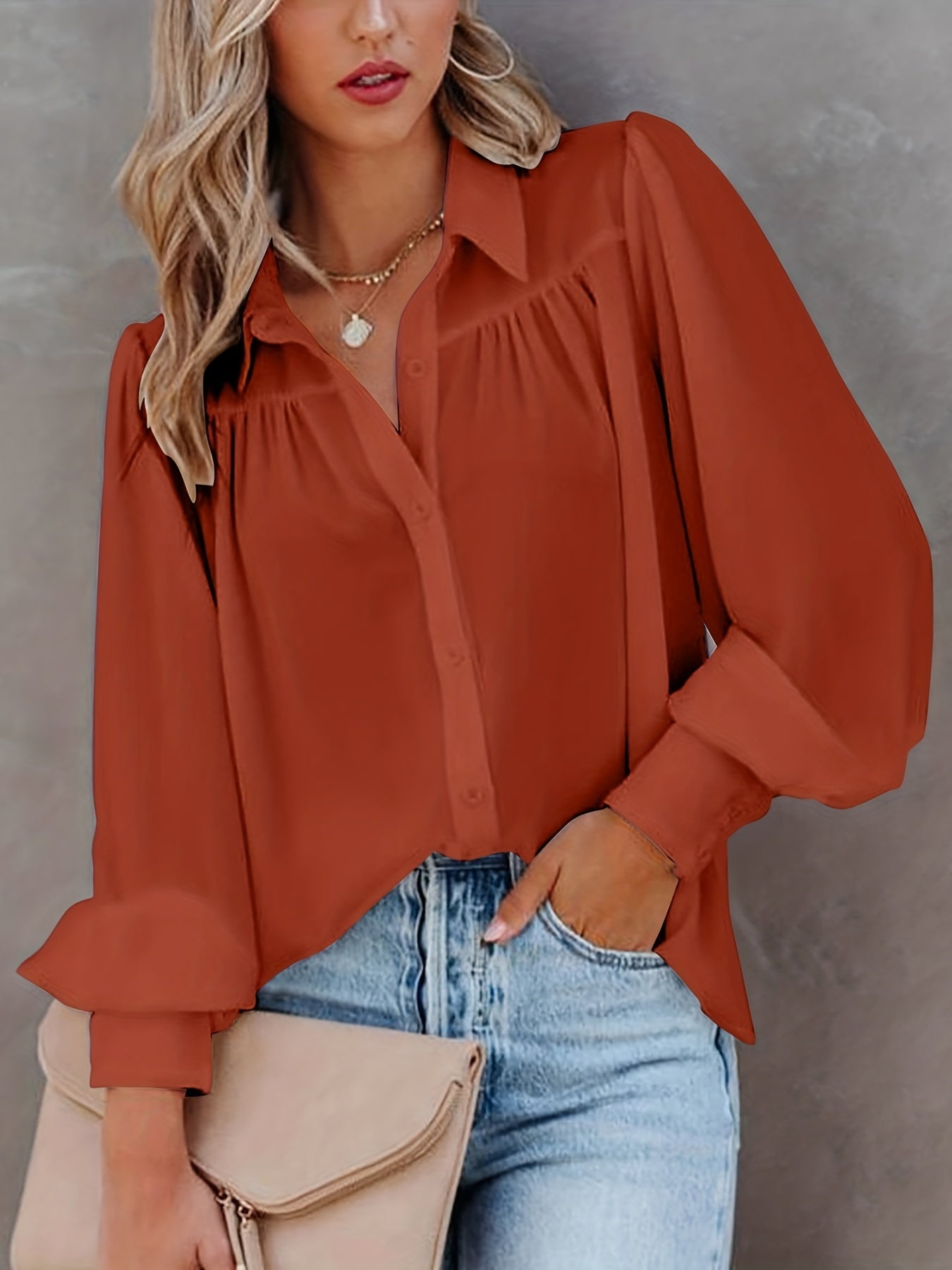 Damen Sommer Leinenbluse – Leicht, Bequem & Stilvoll Elegant Modisch Trendy