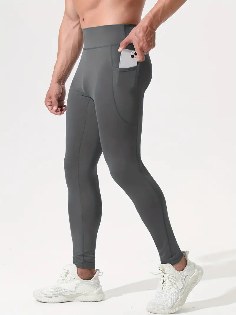 Atmungsaktive elastische Sport-Leggings für Männer