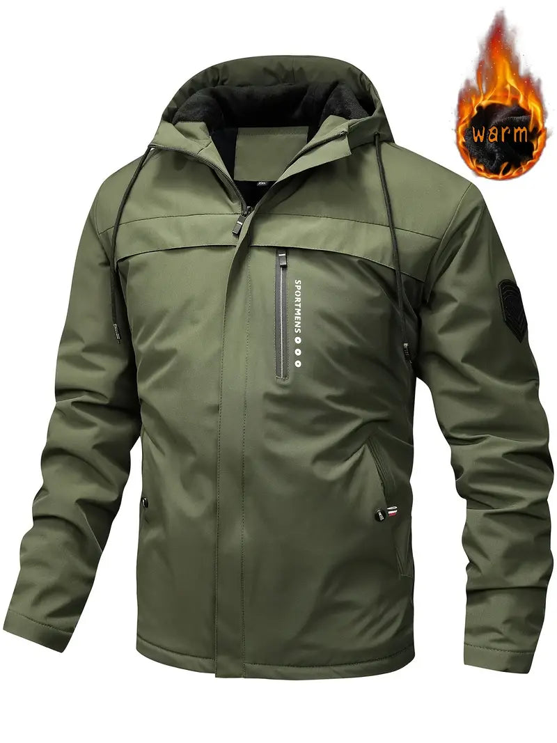 Luis - Herren Casual Winterjacke Mantel für Outdoor-Aktivitäten