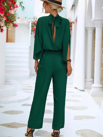 Stylischer Long Length Jumpsuit mit hoher Taille