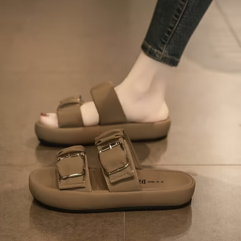 Sandalen mit dicker Sohle – Rutschfest & Bequem für Sommer & Strand