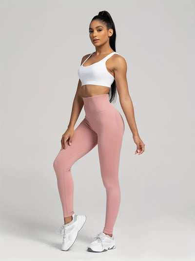 Vivian - Nahtlose Yoga-Sport-Leggings mit hoher Taille