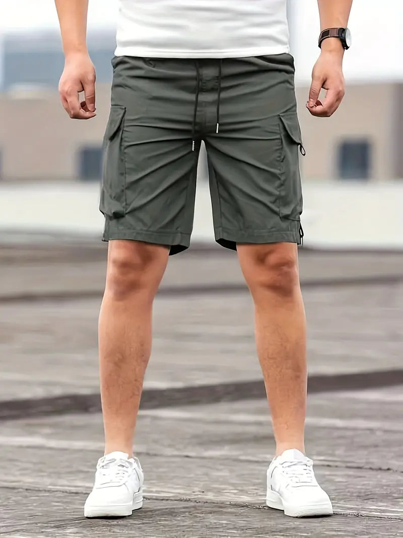 Aktive Cargo-Shorts aus Stretchstoff