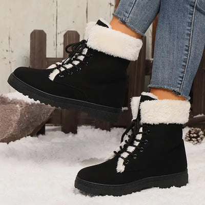 Gemütliche und stilvolle Winter-Schneestiefel für Damen - Vintage