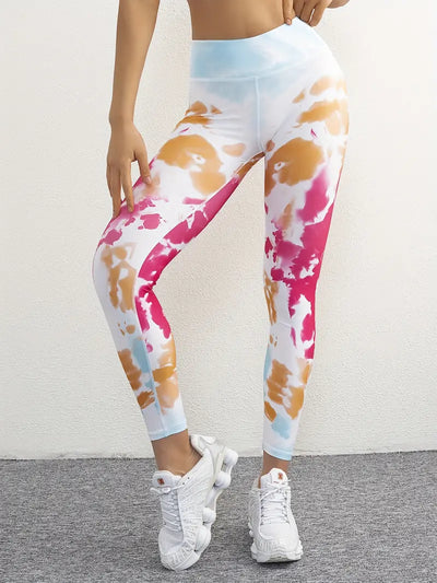 Allover Print Lauf-Fitness-Hose