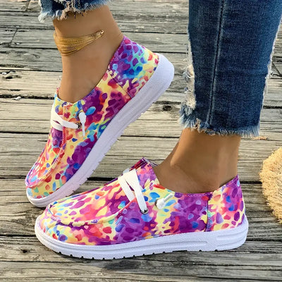 Bunte Print-Sneakers für Frauen