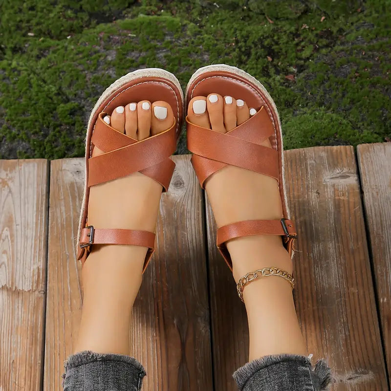 Espadrille-Sandalen für Frauen