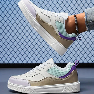 Colorblock-Skate-Schuhe für Frauen