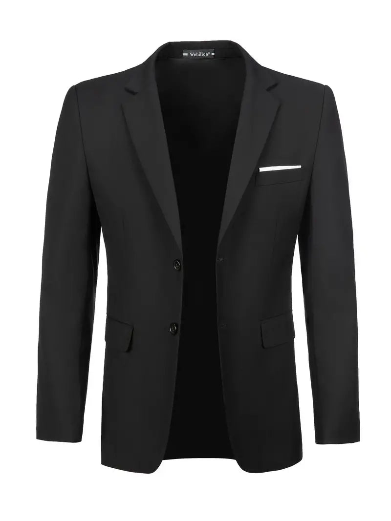 Zwei-Knopf-Blazer & Anzughose für Herren Anzug-Set