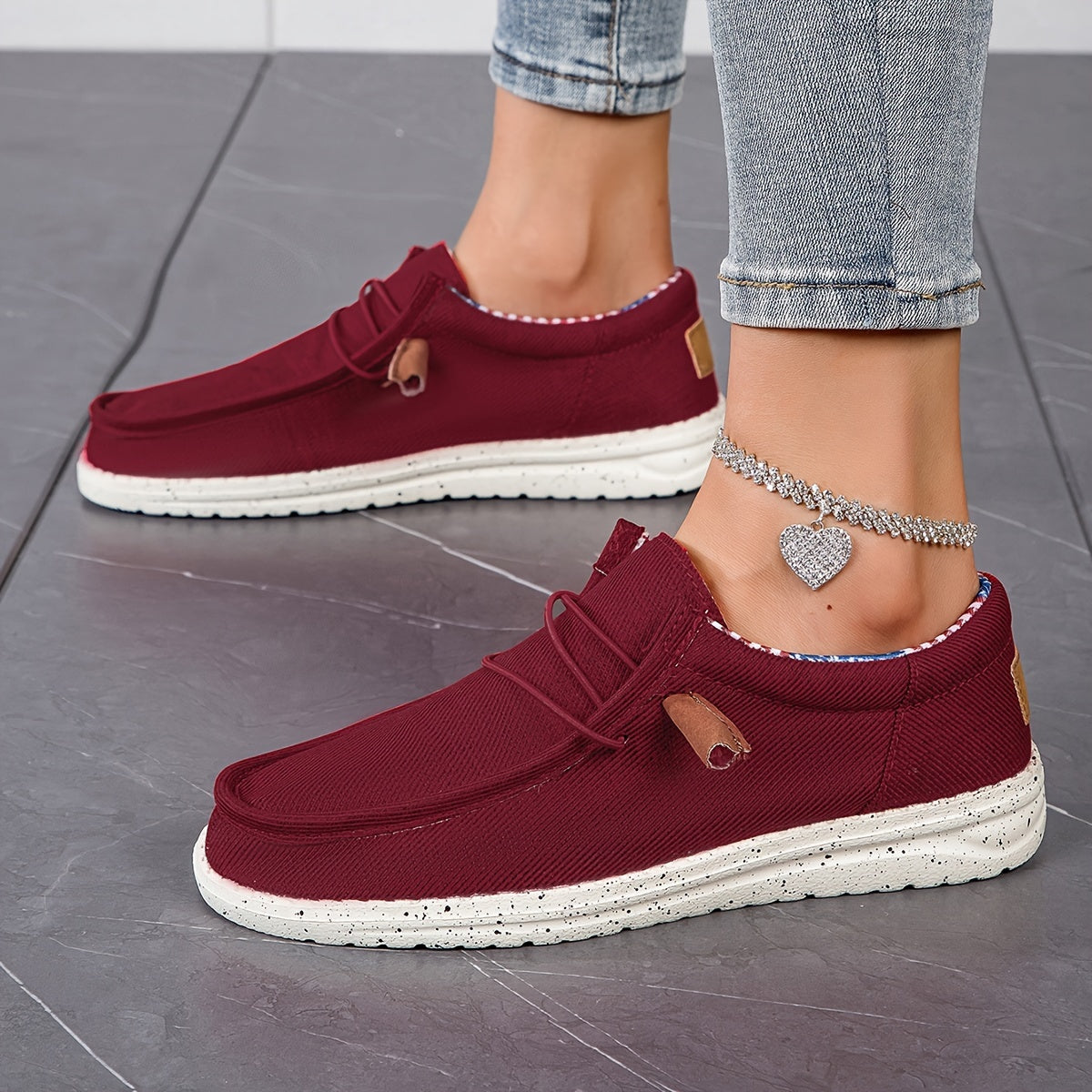 Damen Sommer-Loafer – Leichte Slip-On Schuhe mit Weicher Sohle