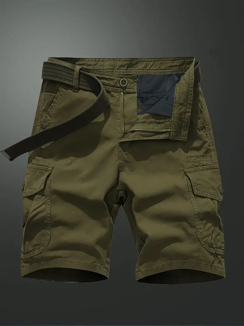 Bequeme Fünf-Punkt-Shorts aus Baumwolle mit mehreren Taschen