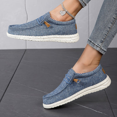 Damen Sommer-Loafer – Leichte Slip-On Schuhe mit Weicher Sohle