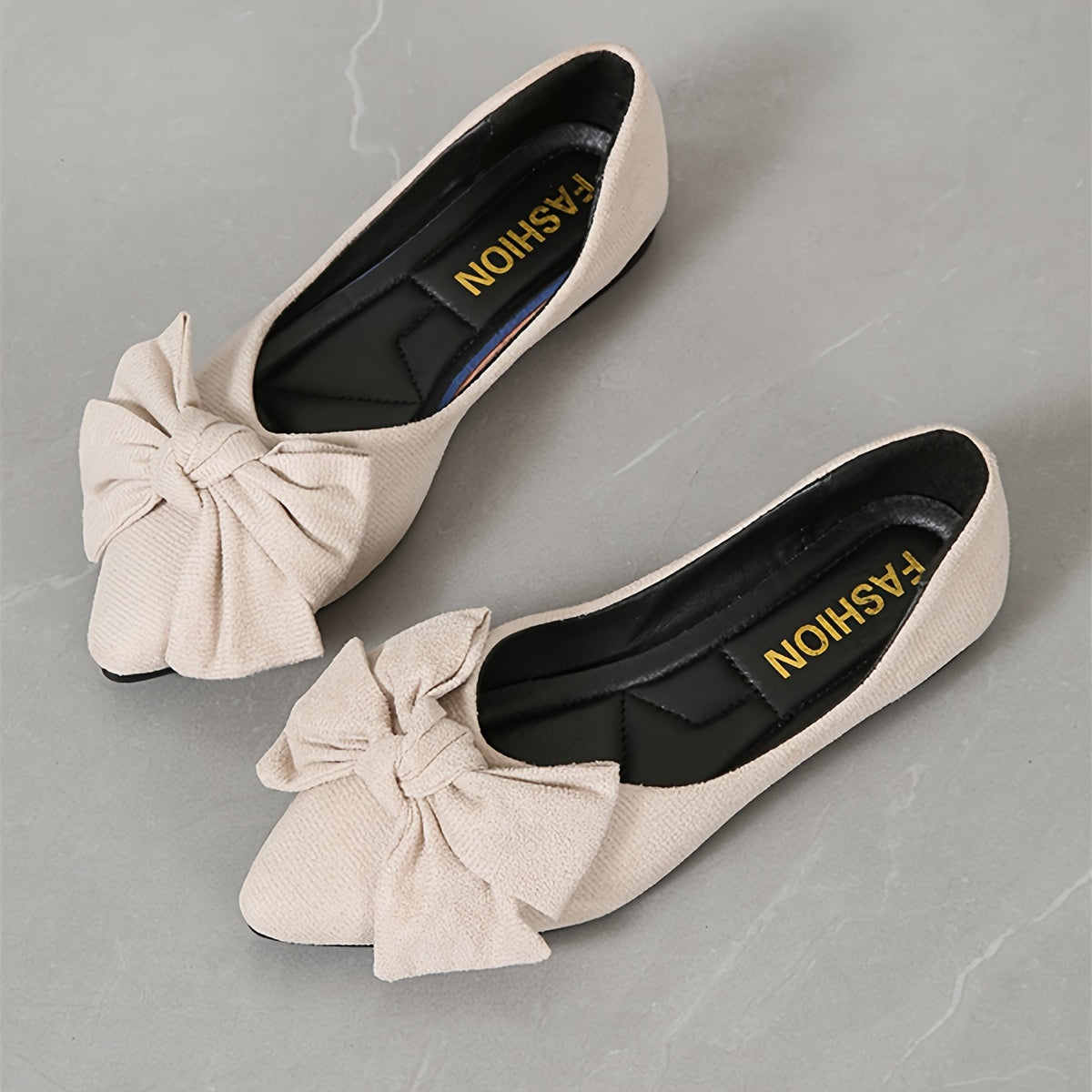 Flats mit Schleifen-Design – Bequeme Slip-On Ballerinas