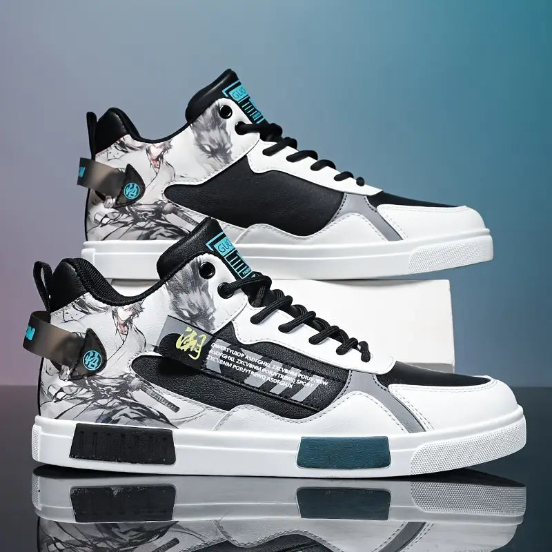 Klassische High-Top Skateboard Turnschuhe für Herren