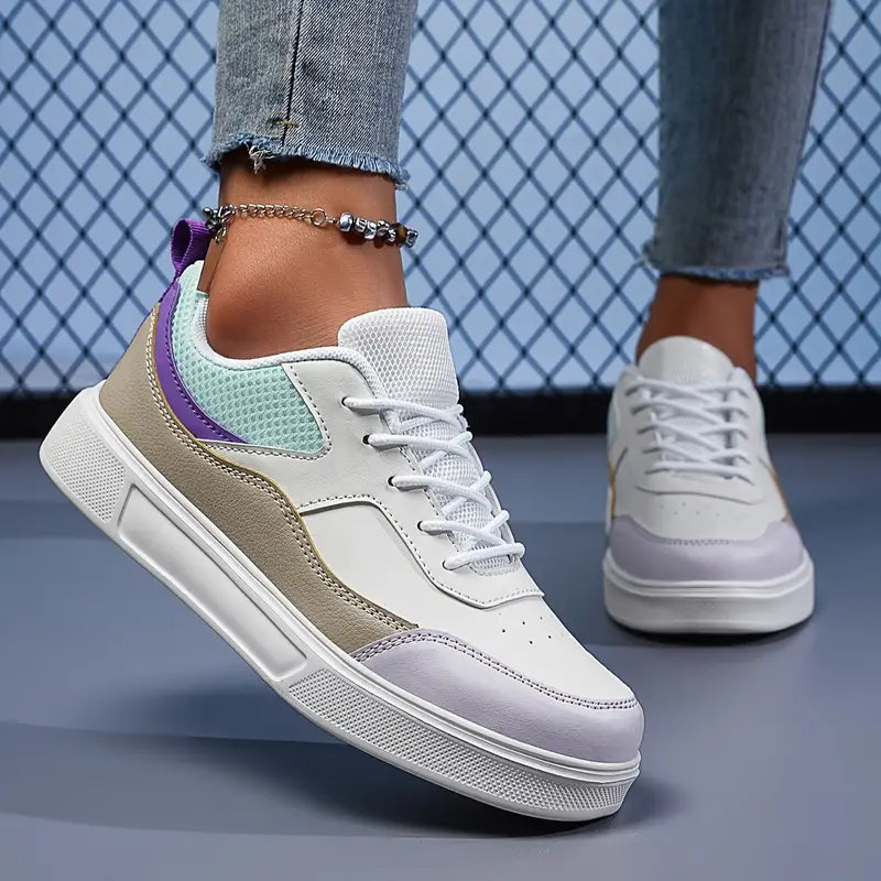 Colorblock-Skate-Schuhe für Frauen