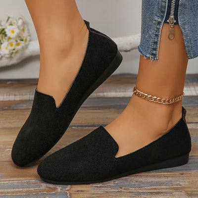 Leichte Slip-On Flache Schuhe für Damen – Bequeme Arbeitsschuhe