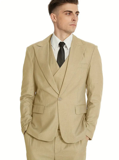 Eleganter Slim Fit Anzug 3-teilig