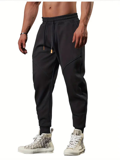 Fleece-Lined Casual Joggers mit Kordelzug – Herren, Sportlich, Mit Taschen