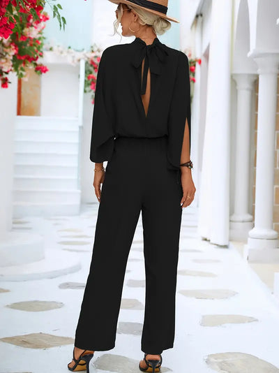 Stylischer Long Length Jumpsuit mit hoher Taille