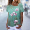 T-Shirt mit Blumendruck