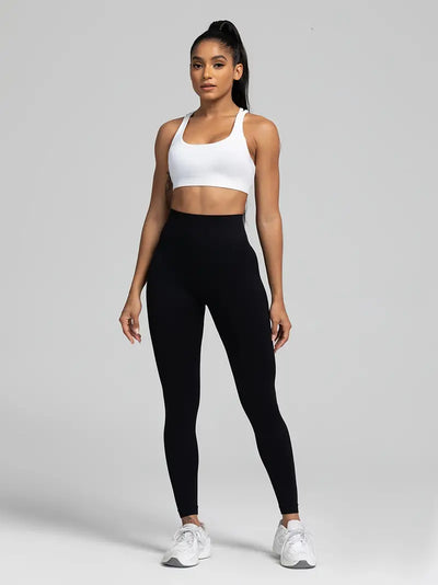 Vivian - Nahtlose Yoga-Sport-Leggings mit hoher Taille