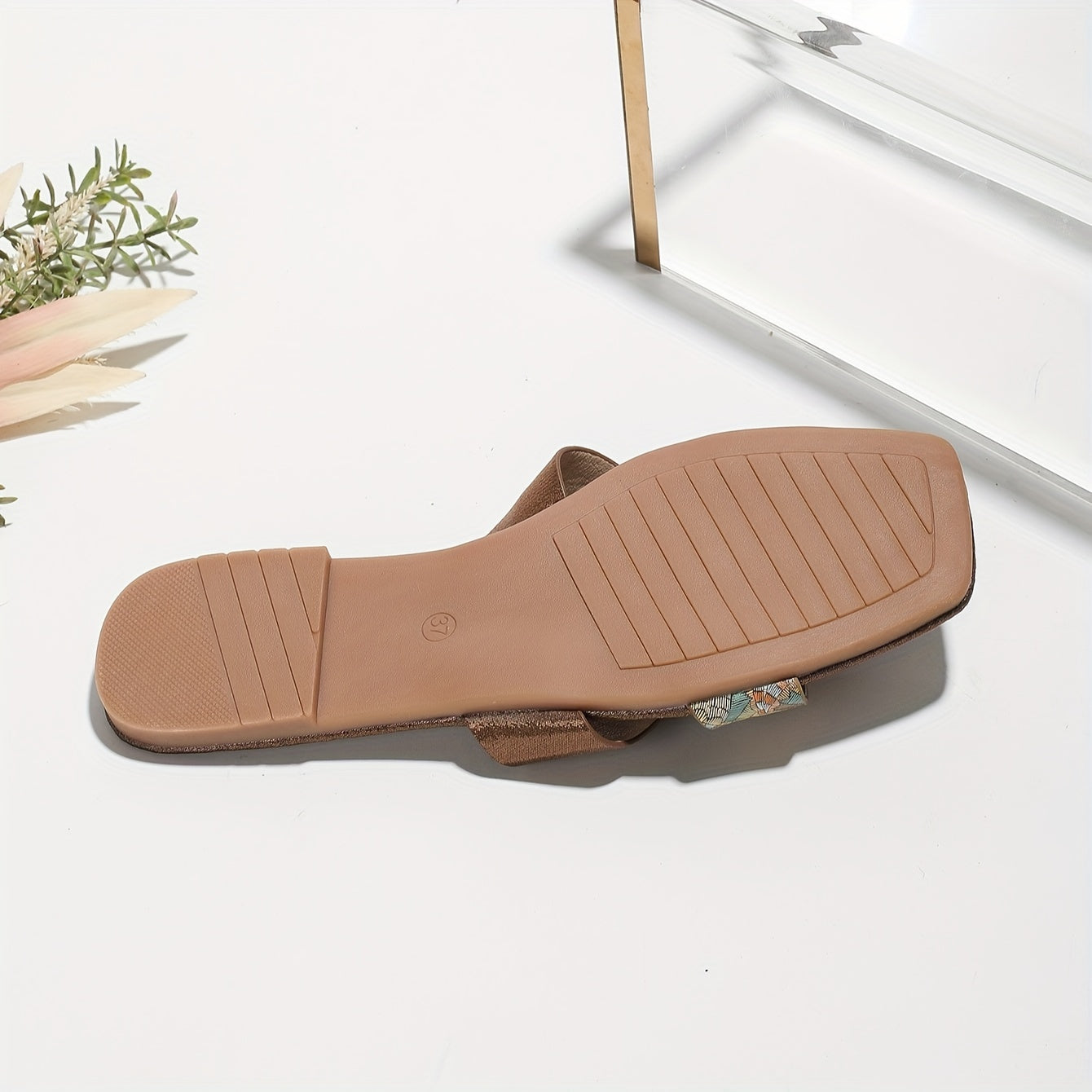 Farbenfrohe Slip-On Sandalen für Damen, Leicht und Rutschfest