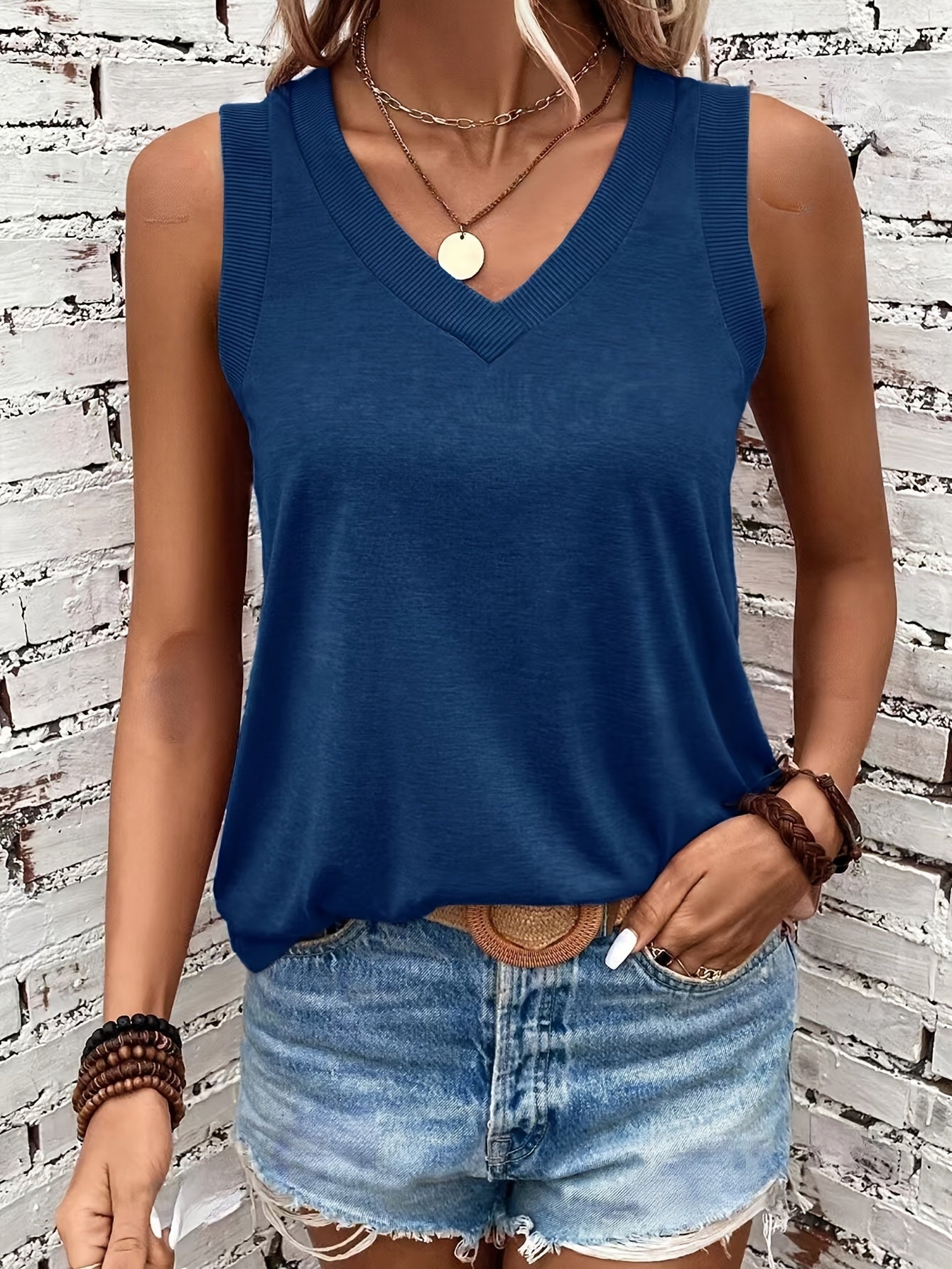 Damen Sommer Leinen Tanktop – Leicht, Bequem & Modisch Elegant