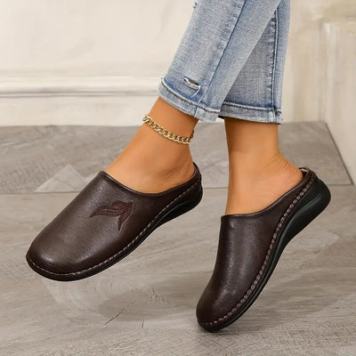 Elegante Damen Slip-On Loafer – Vielseitige PU-Sohle Faux-Details