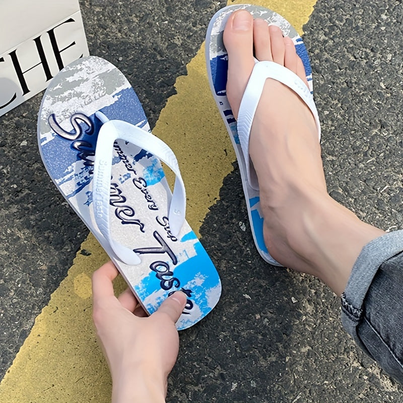 Damen Leichtes Lässiges Sommer Sandalen – Stylisch, Graffiti-Design & Bequem