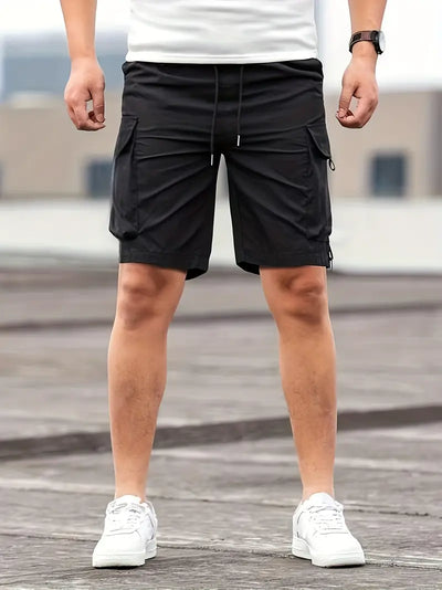 Aktive Cargo-Shorts aus Stretchstoff