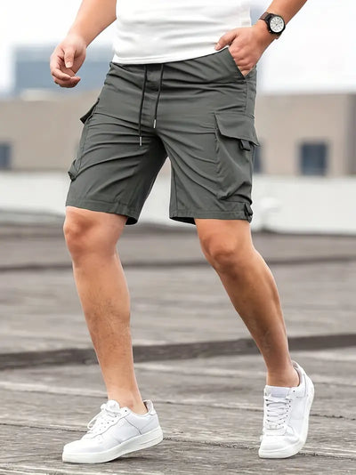 Aktive Cargo-Shorts aus Stretchstoff