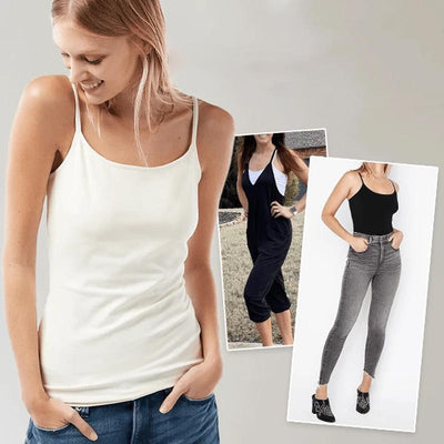 Gepolstertes Tank Top | Tank Top mit integriertem BH