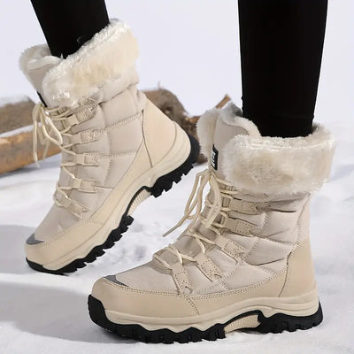 Wasserdicht Winterstiefel mit Faux-Fur-Lining – Rutschfeste, isolierte Schnee-Boots