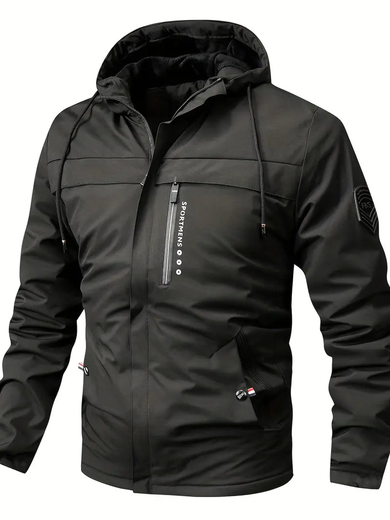 Luis - Herren Casual Winterjacke Mantel für Outdoor-Aktivitäten