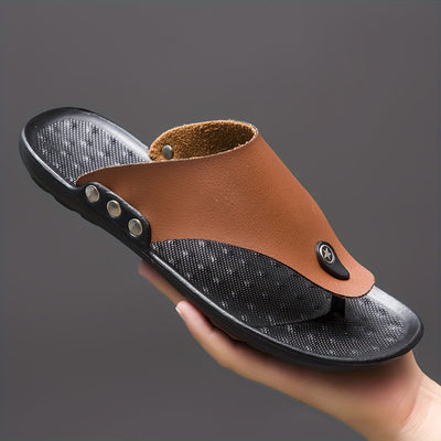 Sommer-Flip-Flops für Herren – Leichte, rutschfeste Strandsandalen mit offener Zehe