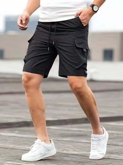 Aktive Cargo-Shorts aus Stretchstoff