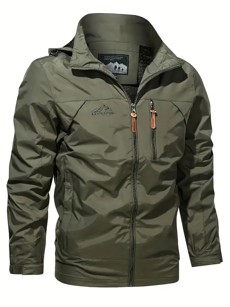 Wasserdichte & winddichte Kapuzenjacke - Casual Nylon Outdoor