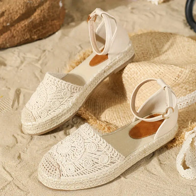 Sommerliche Espadrille-Sandalen für Frauen