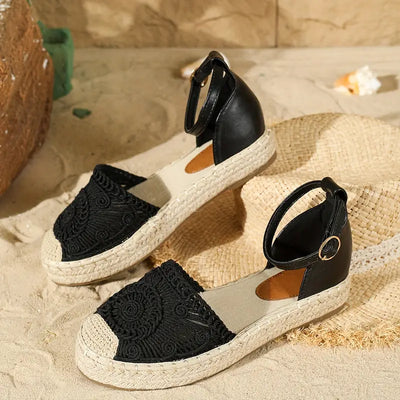 Sommerliche Espadrille-Sandalen für Frauen