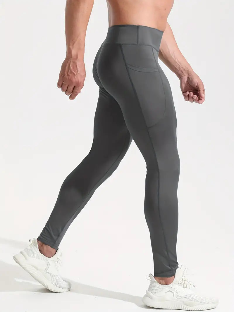 Atmungsaktive elastische Sport-Leggings für Männer