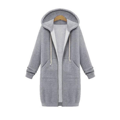 UrbanEase Winter Zip-Up Sweatshirt