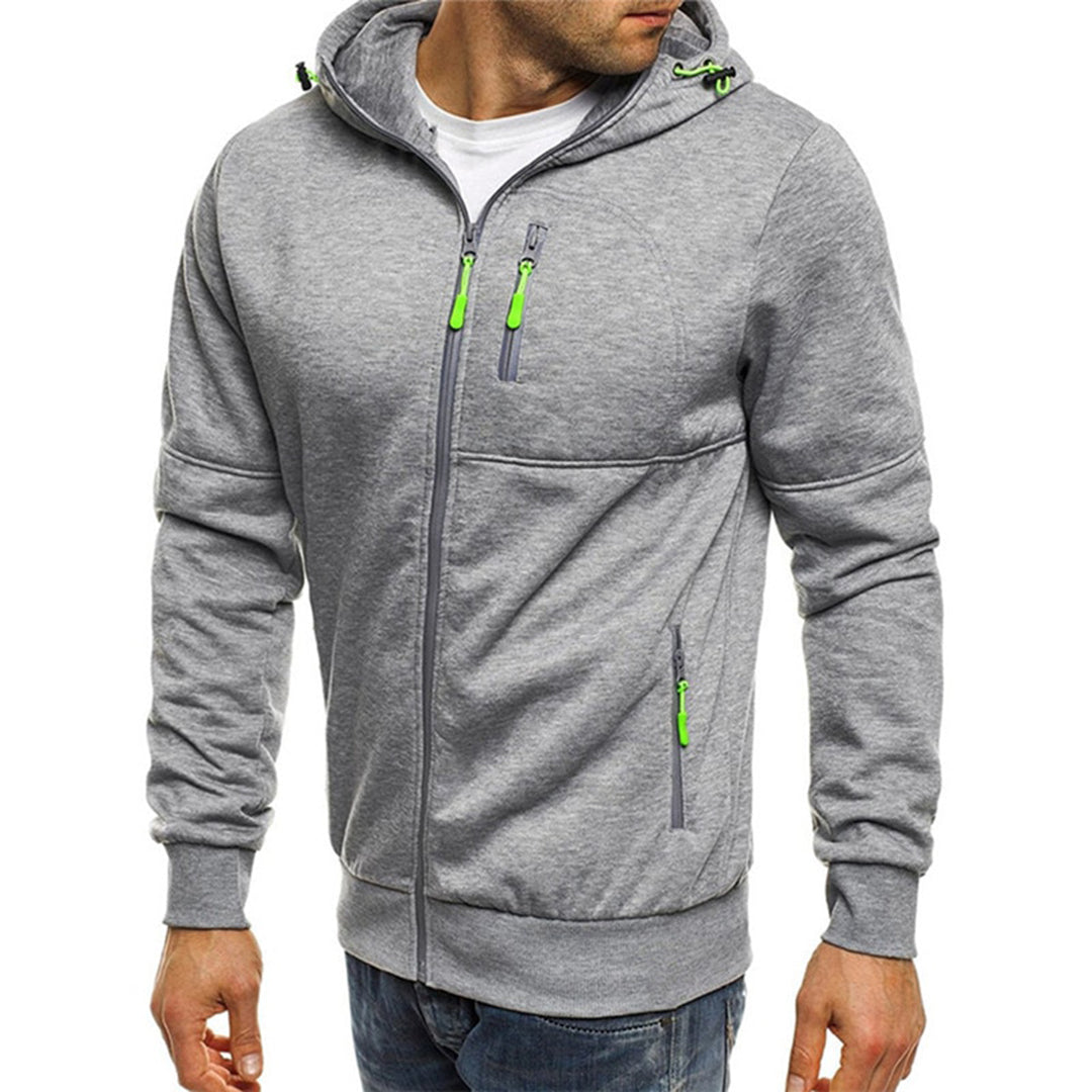 JACKS - Herren Sweatshirt mit Kapuze und Reißverschluss