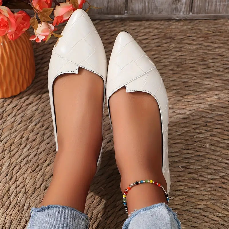 Damenmode Spitz zulaufende Flats